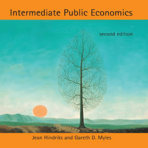 Hindriks, Jean  Myles, Gareth D. - Intermediate public economics-MIT Press (2013)