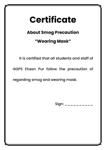 Certificate Smog