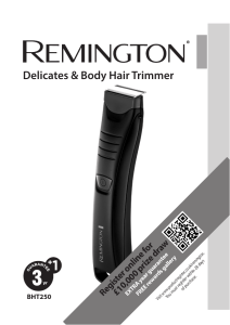bht250 uk manual remmington 