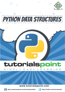 Python Data Structures -  Deepak Manglani
