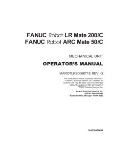 LR Mate 200iC Operators Manual