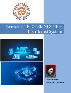 Distributed Operating System Module4