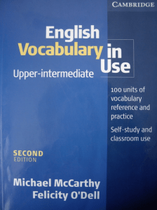English Vocabulary in Use Upper Intermediate Second Edition