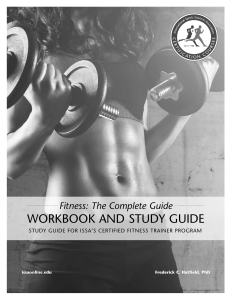  issa personal trainer certification workbook ninth