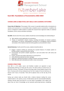 Econ601- Foundations of Econometrics 2022-2023.docx