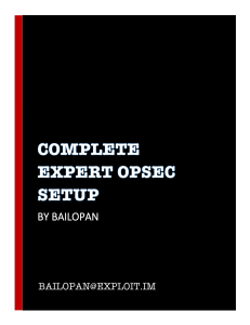 OPSEC Guide