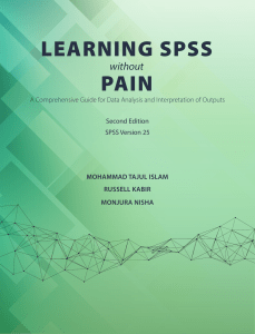 SPSS  Learning Easy