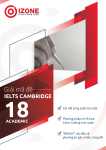 Giải mã đề Cambridge IELTS 18
