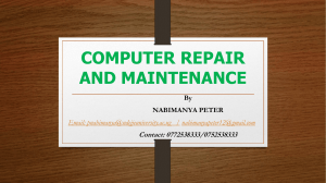Compter Repair & Maintenance