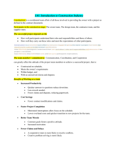 Topic 01 - 02 Introduction to Construction Industry L1