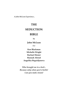 Seduction BIble