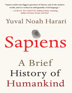 Sapiens   a brief history of humankind