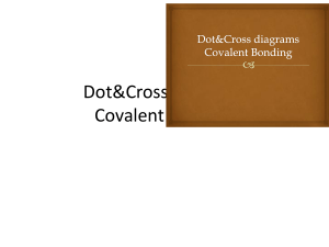 Dot and Cross covalent Bomding