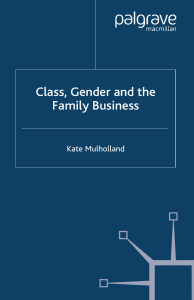 Mulholland Class Gender and the Family Business