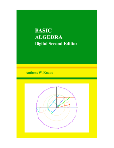 basic algebra