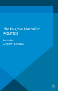 The Palgrave Macmillan POLITICS Fourth E