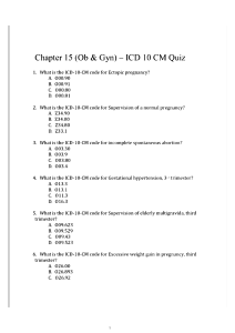 Sample question icd-15