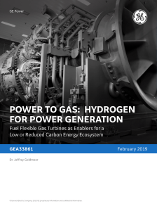 GEA33861 Power to Gas - Hydrogen for Power Generation