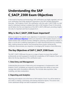 SAP C SACP 2308 November 2023 Release