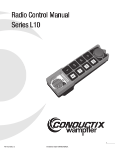Manual - Radio Controls L10 Series