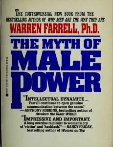 Farrell, Warren - The Myth of Male Power