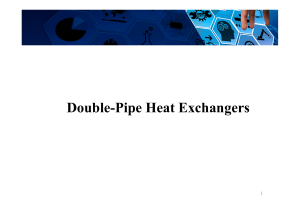Double-pipe heat exchangers