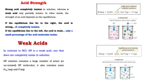 Acids & Buffers