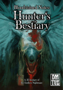 Hunter's Bestiary - DM Tuz
