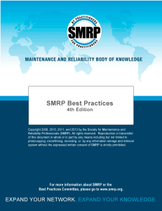 SMRP Best Practices 4th edition