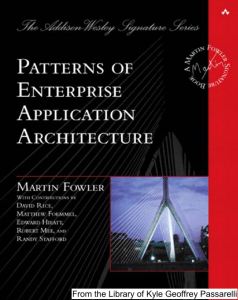 Patterns of Enterprise Application Architecture - Martin Fowler