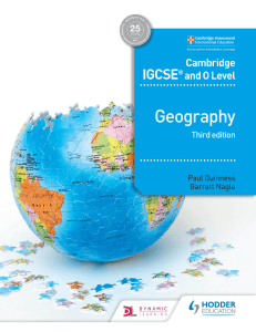 IGCSE Geography Textbook