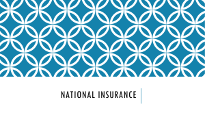 Chapter 2- National Insurance