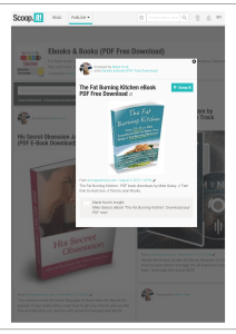 The Fat Burning Kitchen eBook PDF