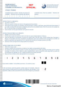 ib answer booklet 2 - 4 pages