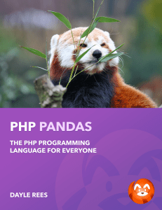 PHP Pandas. The PHP Programming Language for Everyon (Dayle Rees) (Z-Library)