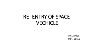 RE ENTRY OF SPACE