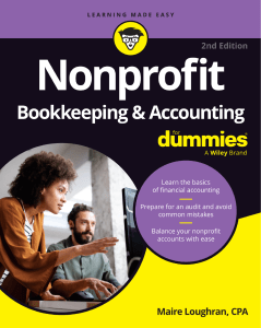 Maire Loughran, Sharon Farris - Nonprofit Bookkeeping & Accounting For Dummies (For Dummies (Business & Personal Finance)) (2023, For Dummies) - libgen.li
