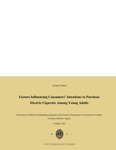 0909Jiang Liang Lu-Factors Influencing Consumers’ Intentions to Purchase Electric Cigarette Among Young Adults
