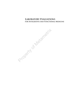 Richard S. Lord - Laboratory Evaluations