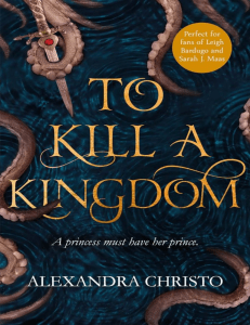 to kill a kingdom book
