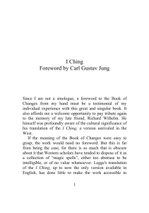 Carl Gustav Jung - Foreward to the I Ching (27p)