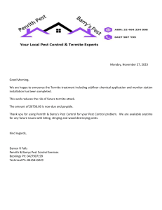 standard Pest Control Treatment completed letter[3403]
