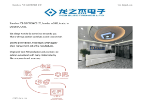 Shenzhen PCB ELECTRONICS LTD-Company Profile