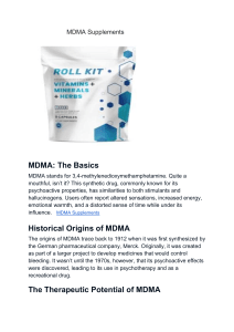 MDMA Supplements