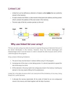 Linked List in c