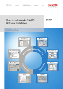 IndraWorks Software-Installation DE R911324378 02