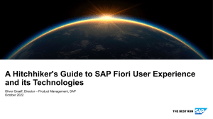 SAP Fiori intro