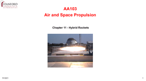 AA103 Topic 09 Hybrid Rockets 2021 Brian J Cantwell