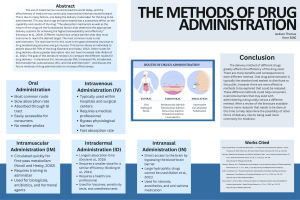 The Methods of Drug Administration Poster - Copy (2)
