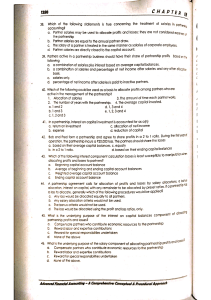 Partnership Accounting Exam Questions | Advanced Finance